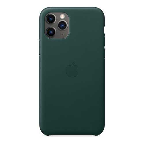 Чехол Apple для iPhone 11 Pro Leather Case - Forest Green в Билайн
