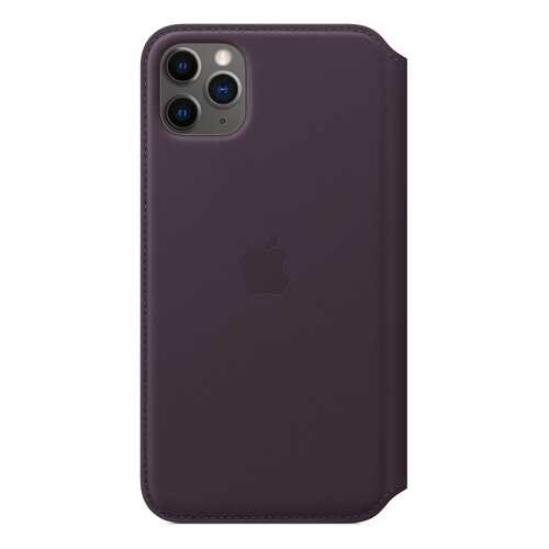 Чехол Apple для iPhone 11 Pro Max Leather Folio - Aubergine в Билайн