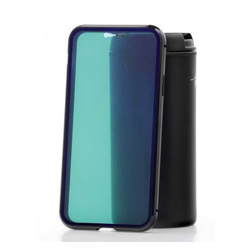 Чехол Apple iPhone 11 Pro Max Kruche Metal Frame Blue Light Black в Билайн