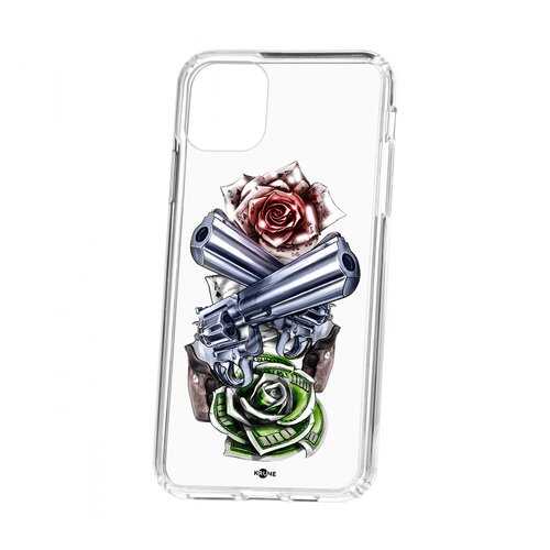 Чехол Apple iPhone 11 Pro Max Kruche Print Карты деньги 2 ствола в Билайн