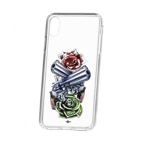Чехол Apple iPhone XS Max Kruche Print Карты деньги 2 ствола в Билайн