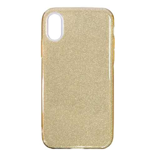 Чехол Apple Remax Glitter Silicon Case для iPhone X золотой в Билайн