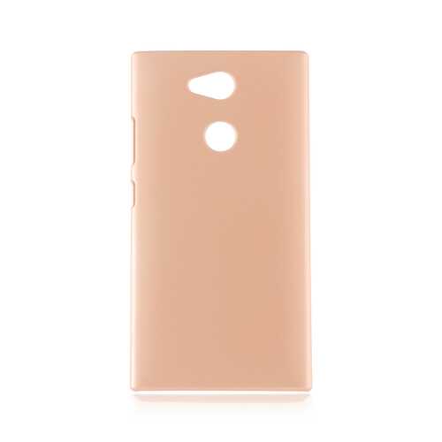 Чехол Brosco Soft-touch для Sony Xperia L2, золотая в Билайн