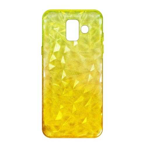 Чехол Crystal Krutoff для Samsung Galaxy A6 (SM-A600) Yellow в Билайн