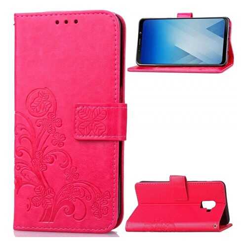 Чехол Epik Four-leaf Clover для Samsung A530 Galaxy A8 (2018) Pink в Билайн