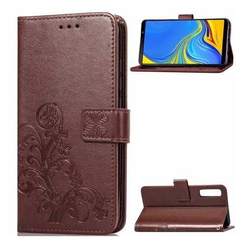 Чехол Epik Four-leaf Clover для Samsung A750 Galaxy A7 (2018) Brown в Билайн