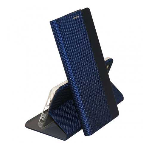 Чехол Fabric Book для Xiaomi Redmi Note 8 Pro Blue в Билайн