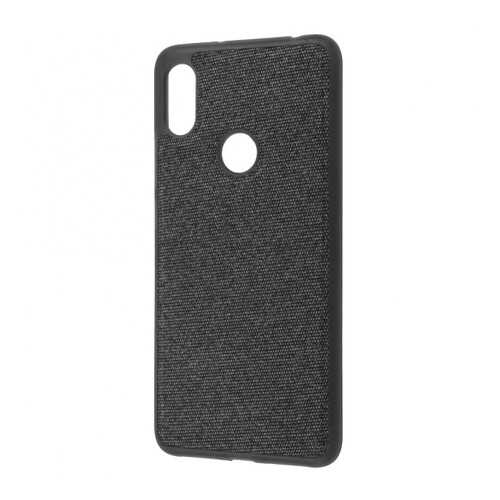 Чехол Fiber Logo для Xiaomi Redmi 7 Black в Билайн