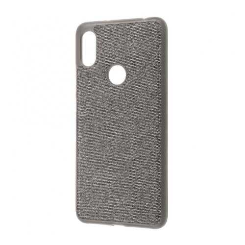 Чехол Fiber Logo для Xiaomi Redmi 7 Grey в Билайн