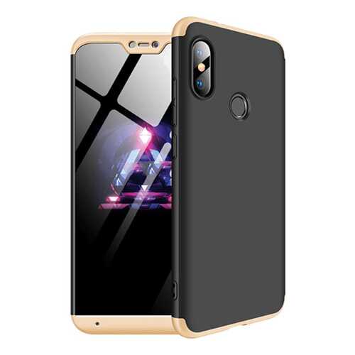 Чехол GKK LikGus для Xiaomi Mi A2 Lite/Xiaomi Redmi 6 Pro Black/Gold в Билайн