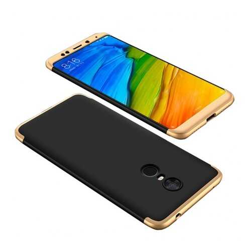 Чехол GKK LikGus для Xiaomi Redmi 5 Plus/Redmi Note 5 Black/Gold в Билайн