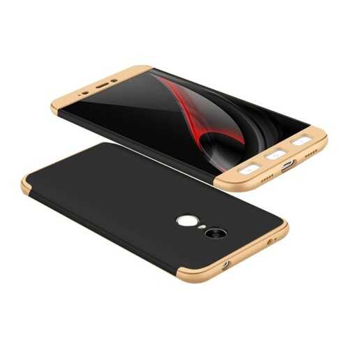 Чехол GKK LikGus для Xiaomi Redmi Note 4X/Note 4 (Snapdragon) Black/Gold в Билайн