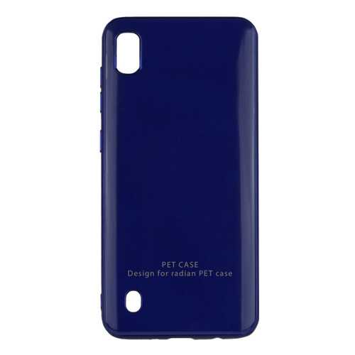 Чехол GLOSSY LOGO для Samsung Galaxy A10 (A105F) Blue в Билайн