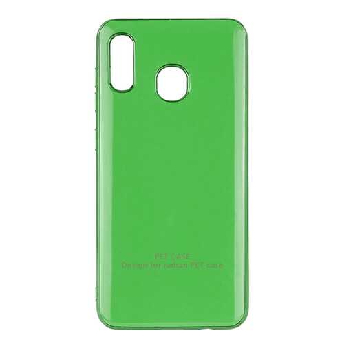 Чехол GLOSSY LOGO для Samsung Galaxy A20 / A30 Green в Билайн
