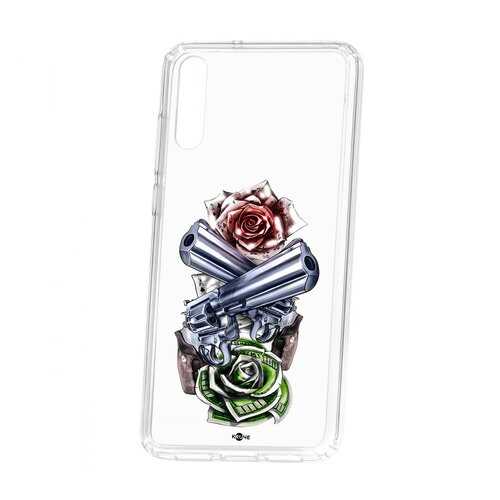 Чехол Huawei P20 Kruche Print Карты деньги 2 ствола в Билайн