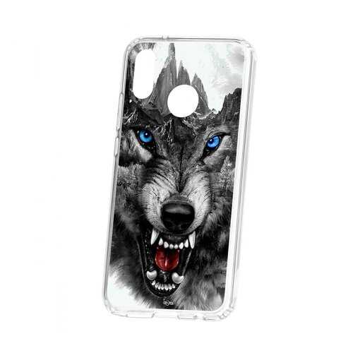 Чехол Huawei P20 Lite Kruche Print Волк в Билайн