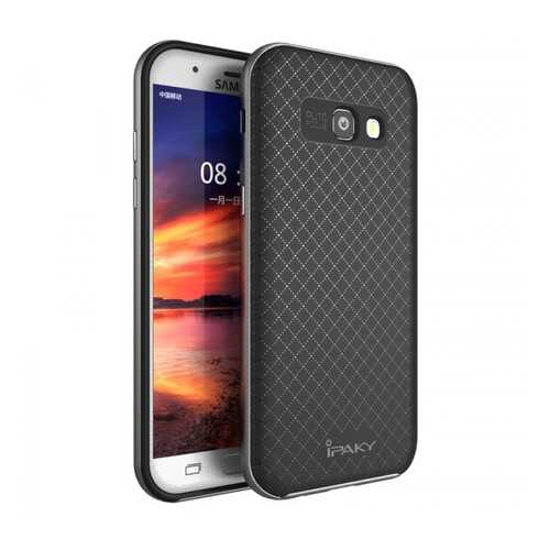 Чехол iPaky +PC для Samsung A320 Galaxy A3 (2017) Black/Grey в Билайн