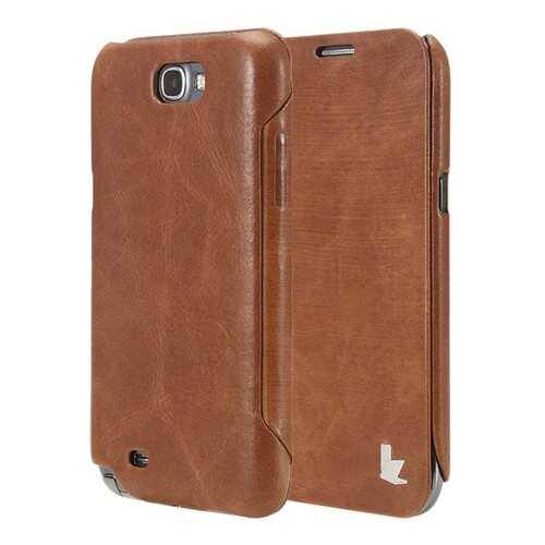 Чехол Jisoncase для Samsung Note 2 N7100 Brown в Билайн