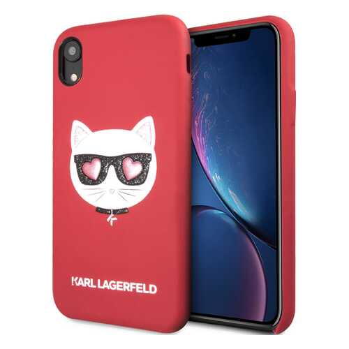 Чехол Karl Lagerfeld PU Leather Choupette (KLHCI61GLRE) для iPhone XR (Red) в Билайн