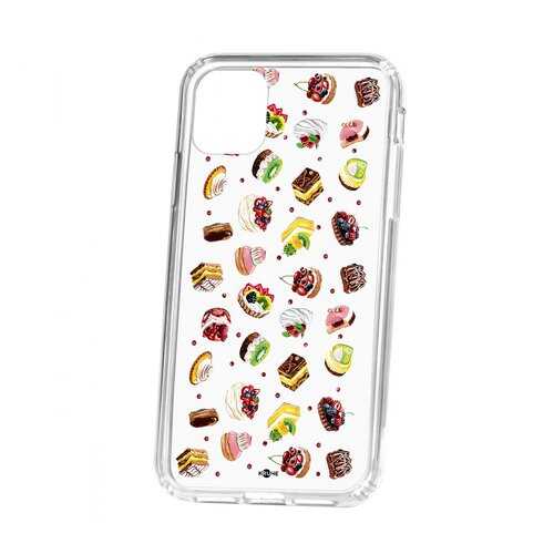 Чехол Kruche Apple iPhone 11 Print Cake в Билайн