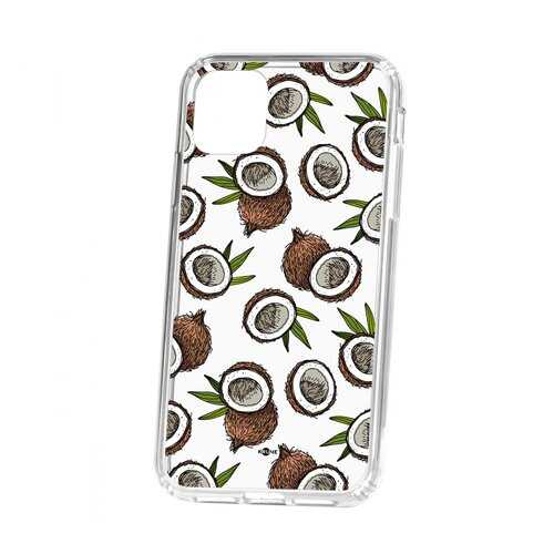 Чехол Kruche Apple iPhone 11 Print Кокосы в Билайн