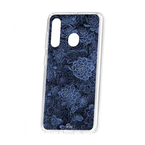 Чехол Kruche для Samsung Galaxy A60 2019 Print Каменная роза в Билайн