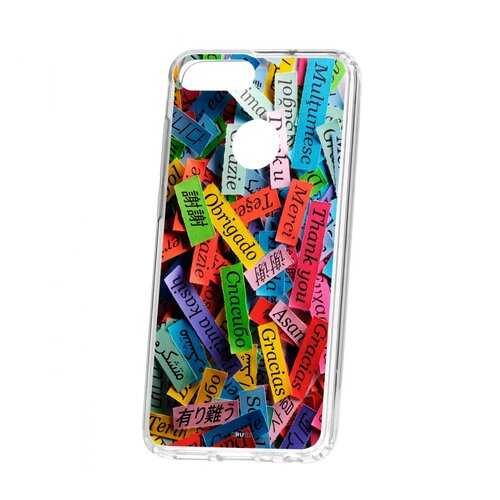 Чехол Kruche Huawei Honor 9 Lite Print Thank you в Билайн