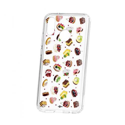 Чехол Kruche Huawei P20 Lite Print Cake в Билайн