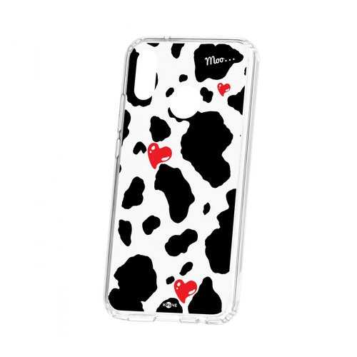 Чехол Kruche Huawei P20 Lite Print Корова в Билайн