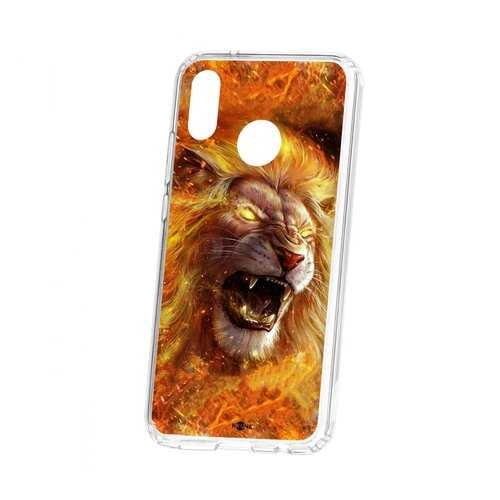 Чехол Kruche Huawei P20 Lite Print Лев в Билайн