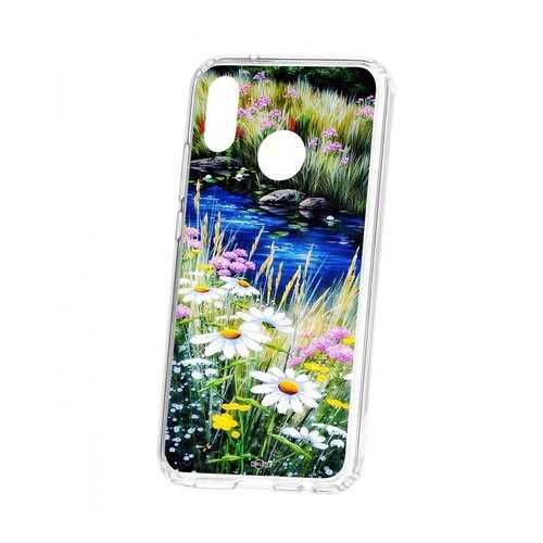 Чехол Kruche Huawei P20 Lite Print Ромашки у ручья в Билайн