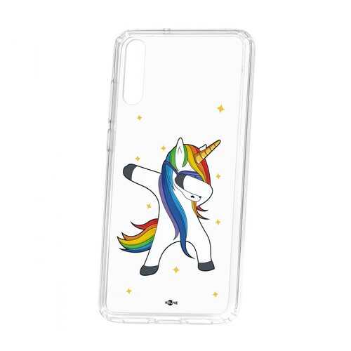 Чехол Kruche Huawei P20 Print Единорожка в Билайн