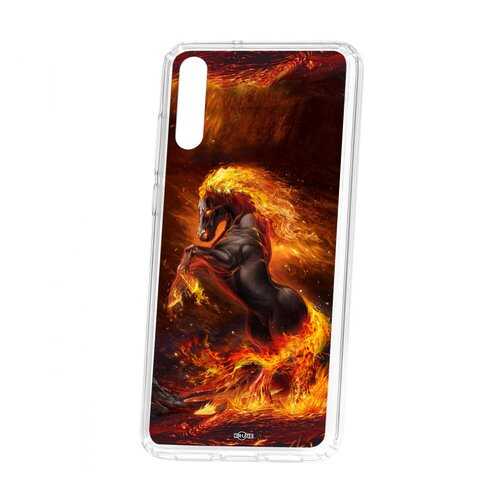 Чехол Kruche Huawei P20 Print Конь огонь в Билайн
