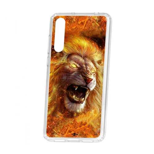 Чехол Kruche Huawei P20 Pro (Plus) Print Лев в Билайн