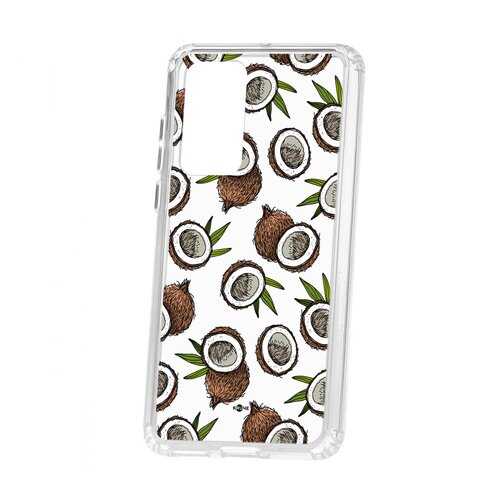 Чехол Kruche Huawei P40 Print Кокосы в Билайн