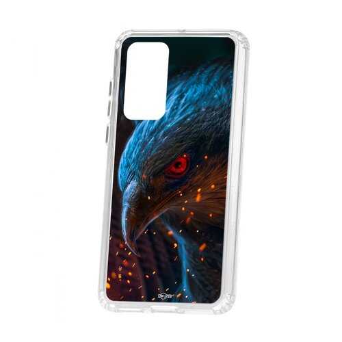 Чехол Kruche Huawei P40 Print Орел в Билайн