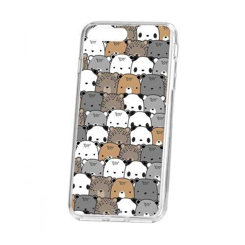 Чехол Kruche iP 7 Plus Print Медвежата в Билайн