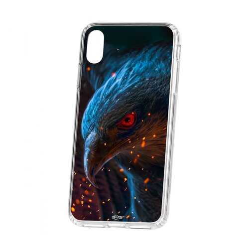 Чехол Kruche iP XS Max Print Орел в Билайн