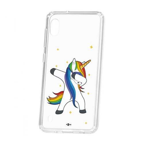 Чехол Kruche Samsung Galaxy A10 2019 Print Единорожка в Билайн