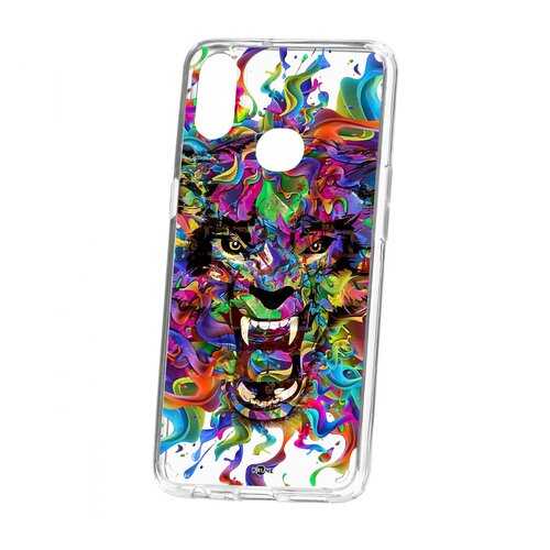 Чехол Kruche Samsung Galaxy A10S Print Colored beast в Билайн