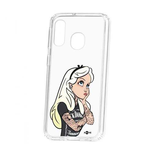 Чехол Kruche Samsung Galaxy A40 2019 Print Tattoo Girl в Билайн