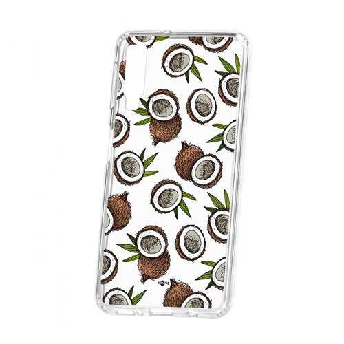 Чехол Kruche Samsung Galaxy A7 (2018) A750 Print Кокосы в Билайн