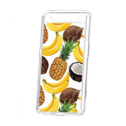 Чехол Kruche Samsung Galaxy A80 Print Тропический микс в Билайн