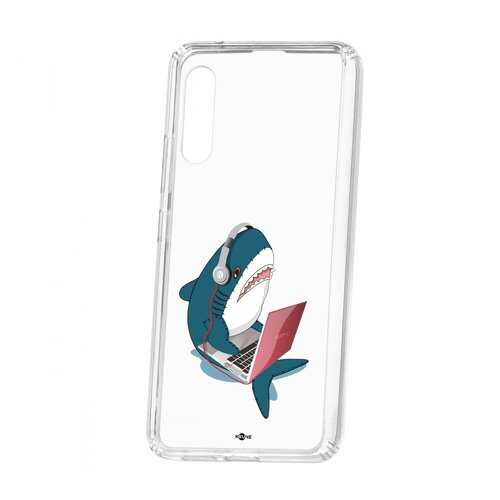 Чехол Kruche Samsung Galaxy A90 5G Print Акула в Билайн
