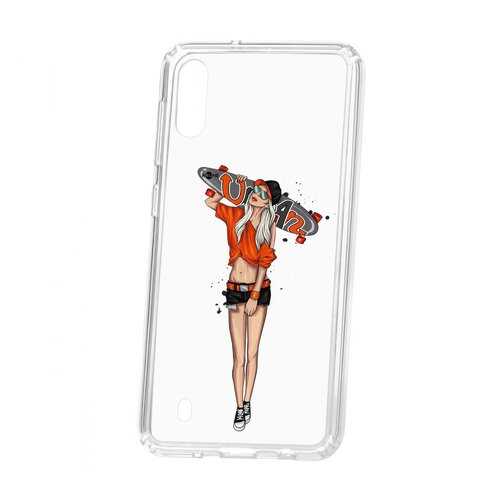 Чехол Kruche Samsung Galaxy M10 Print Лонгборд в Билайн