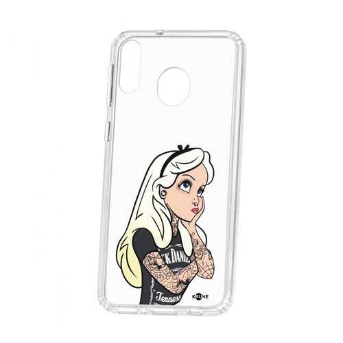 Чехол Kruche Samsung Galaxy M20 Print Tattoo Girl в Билайн