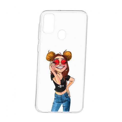 Чехол Kruche Samsung Galaxy M30S Print Smiling в Билайн