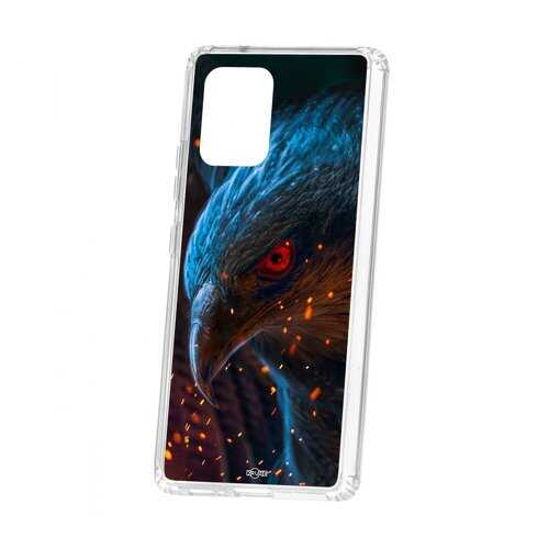 Чехол Kruche Samsung Galaxy S10 Lite Print Орел в Билайн