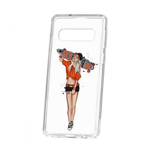 Чехол Kruche Samsung Galaxy S10 Print Лонгборд в Билайн
