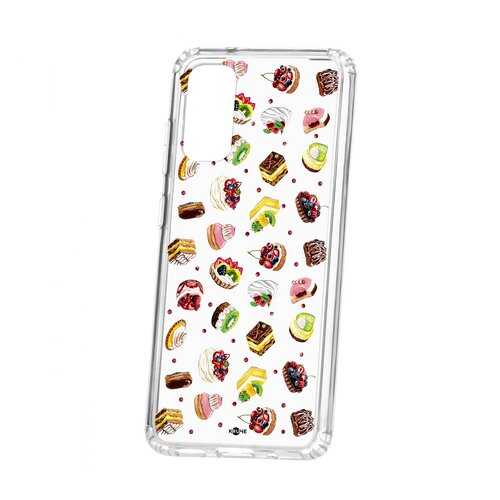 Чехол Kruche Samsung Galaxy S20 Print Cake в Билайн